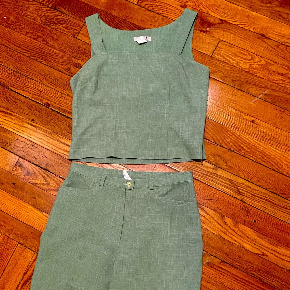 50s Matching Top and Pants Set